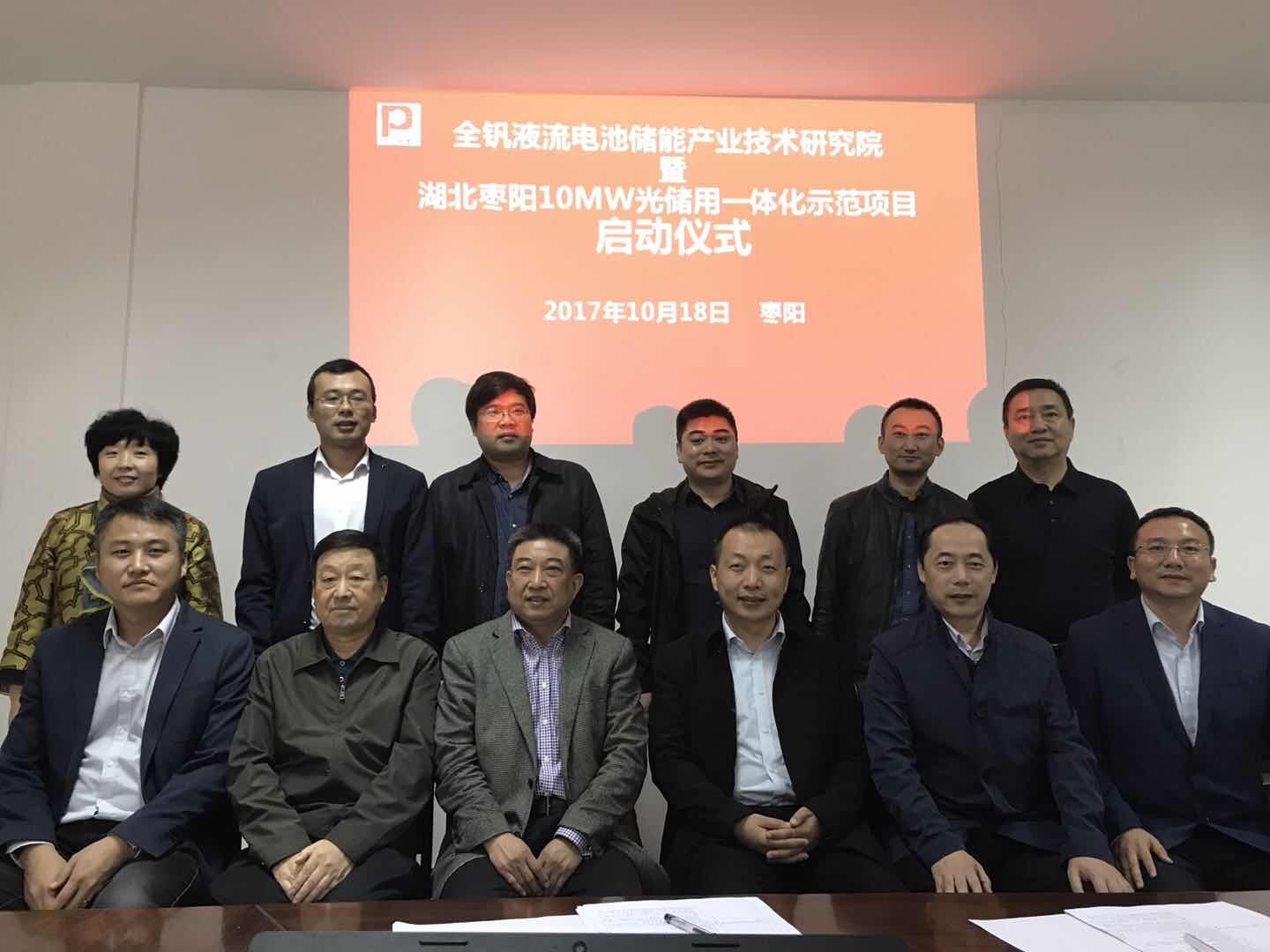 枣阳市全钒液流电池储能示范项目正式启动(图1)